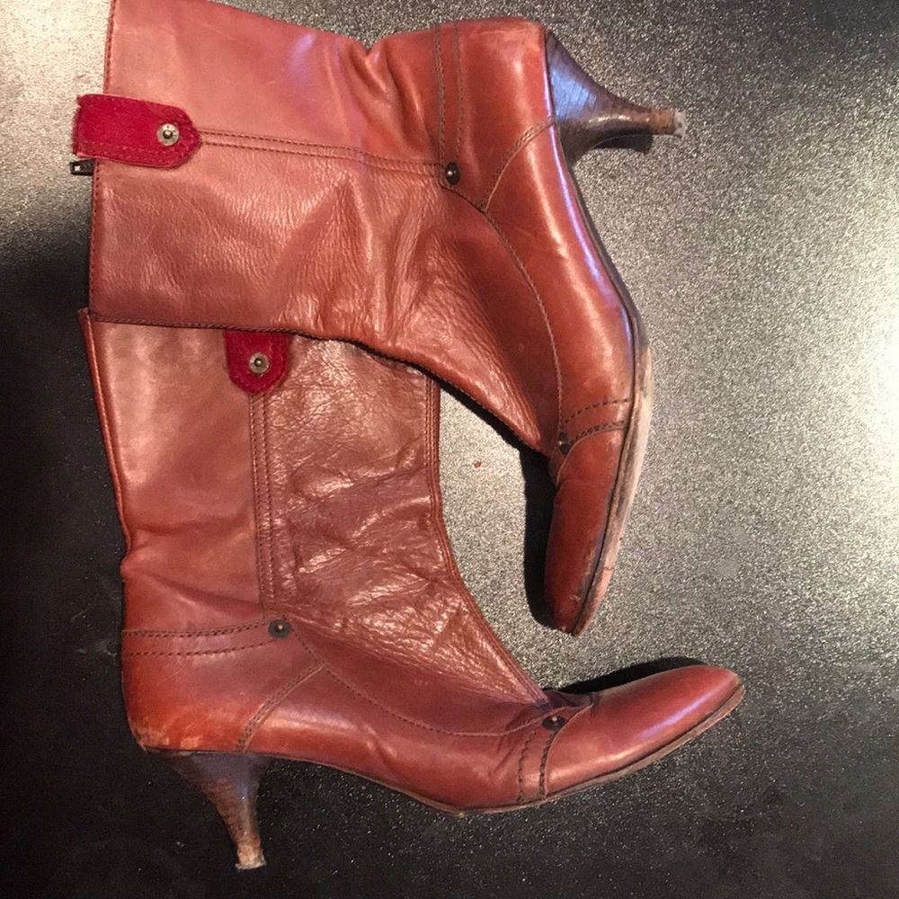 Miss Sixty Brown Heeled Boots